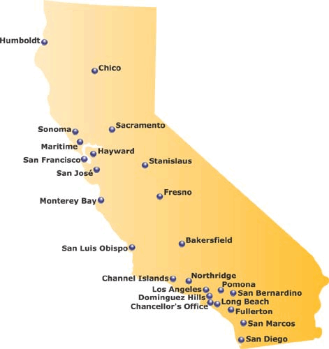 California State University Map